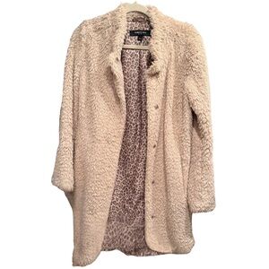 Kenneth Cole | Cozy Cream Teddy Coat